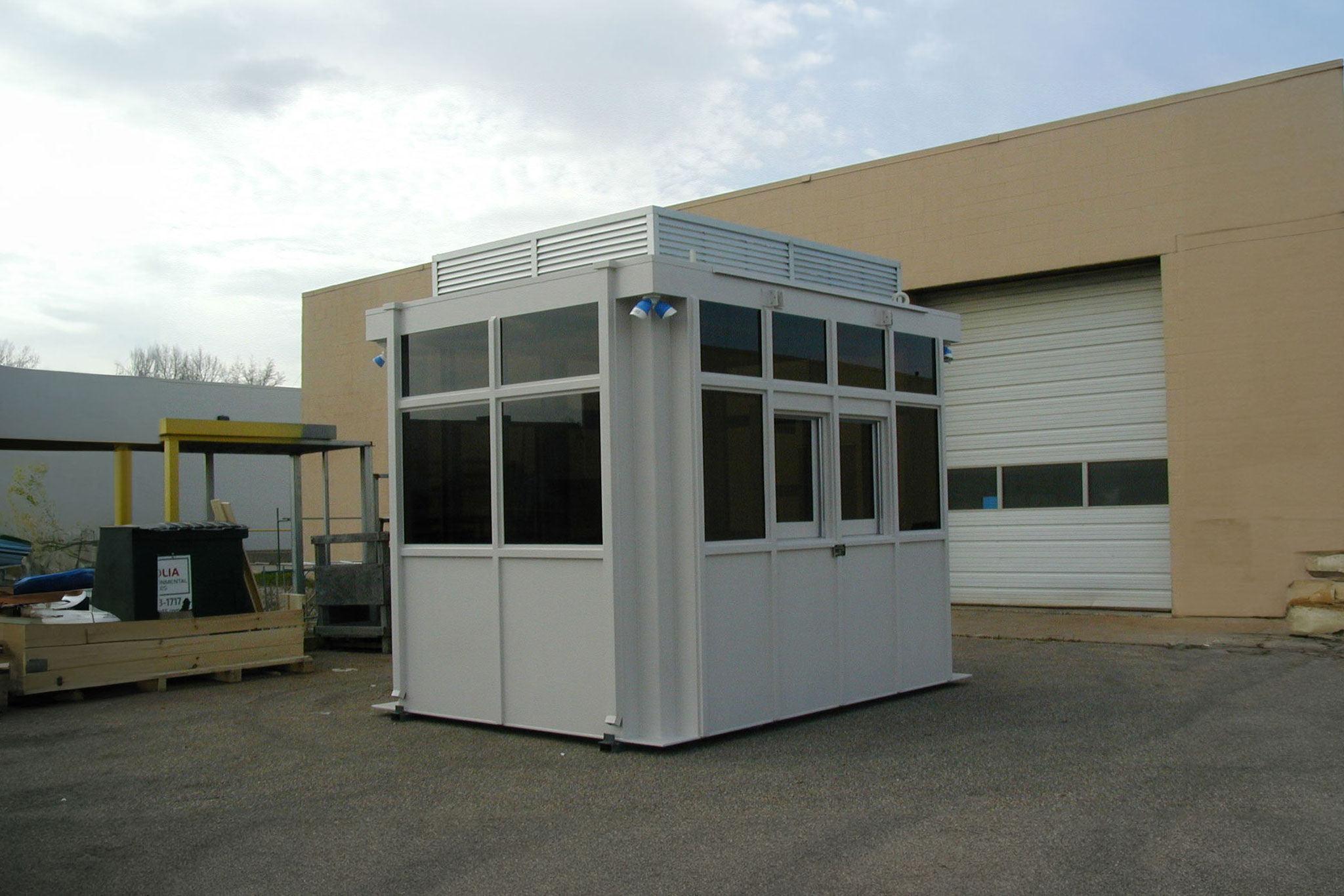 Guard House 081215 - Portable Guard House, Guardhouse, Guard Booth ...